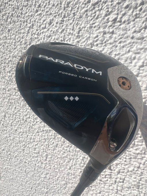 Driver Callaway Paradym triple Diamond Carbon 9,0 degrés réglable stif