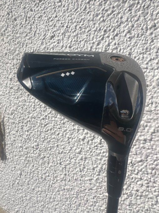 Driver Callaway Paradym triple Diamond Carbon 9,0 degrés réglable stif
