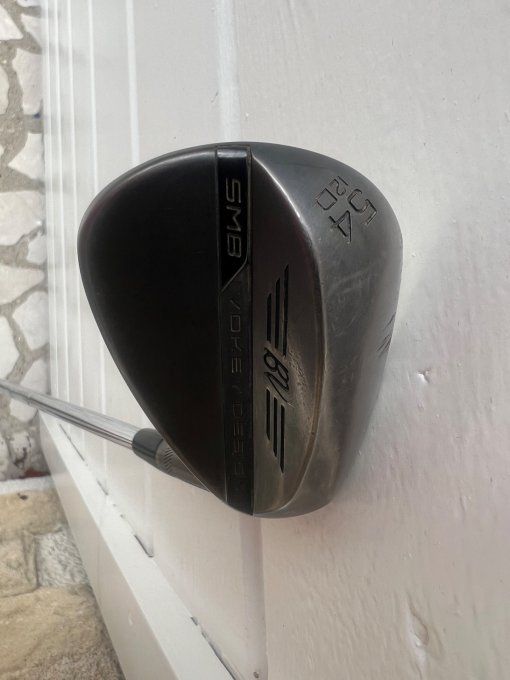 Wedge Titleist Vokey design SM8 black 54/12D acier