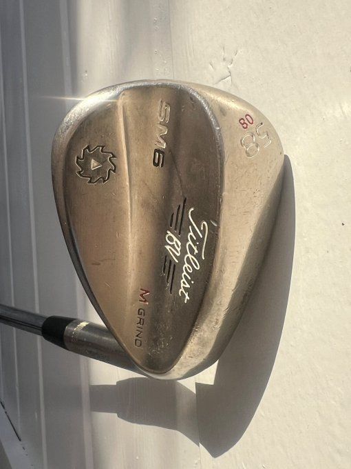 SandWedge Titleist Vokey design SM6 M grind 58/08 acier