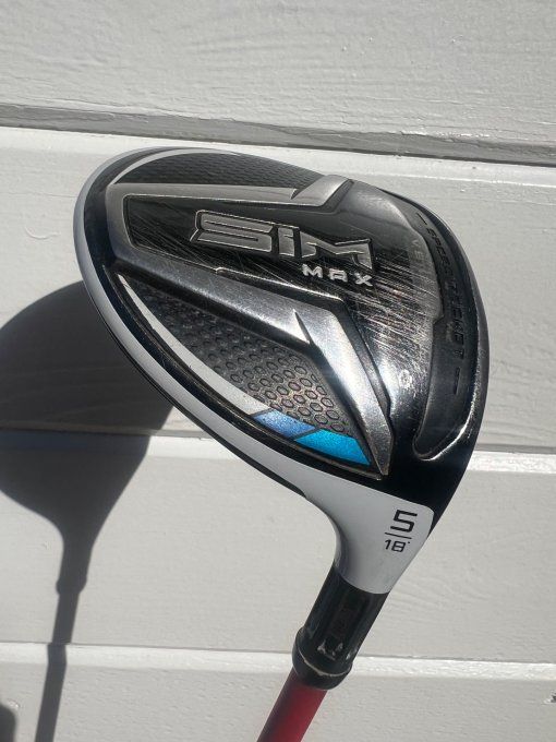 Bois 5 Taylormade SIM Max 18 degrés regular