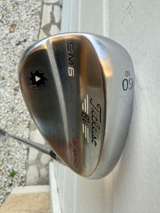 Lobwedge Titleist Vokey design Sm6 60/10 S grind acier