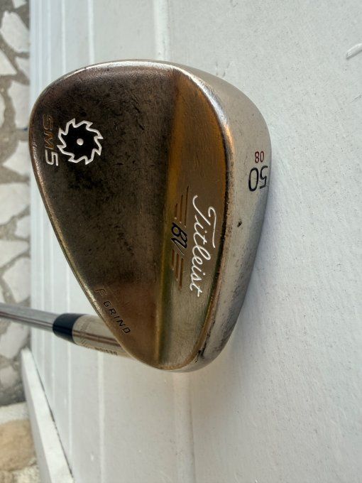 Wedge Titleist Vokey design SM5 50/08 F grind acier