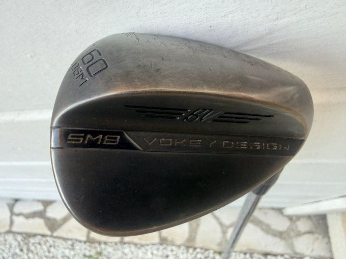 Lobwedge Titleist Vokey design SM8 black 60/08M acier